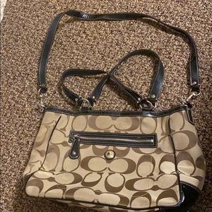 Coach shoulder/cross body bag